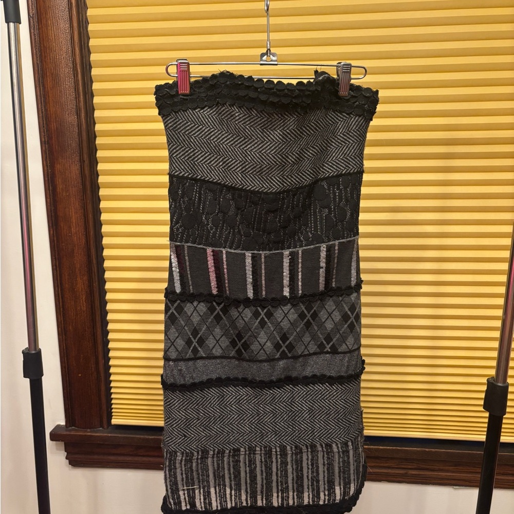 Elegant Black and Gray Women's dress